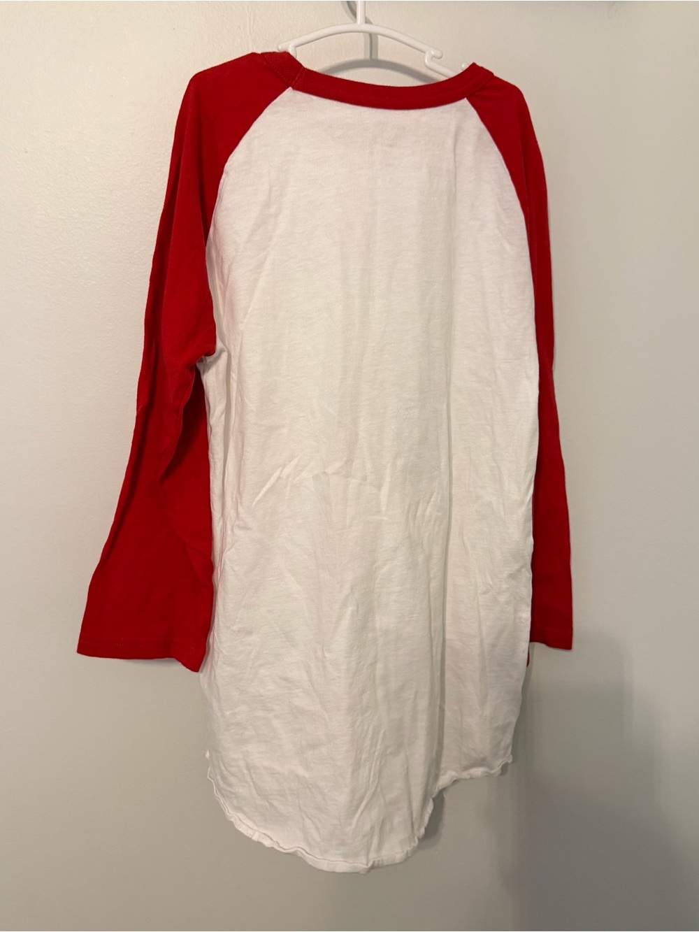 Adidas “Red White‎ and Baseball” Raglan Tee – Youth Large - Picture 3 of 5